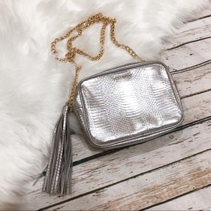 VICTORIA SECRET Faux Snakeskin Cross Body Bag